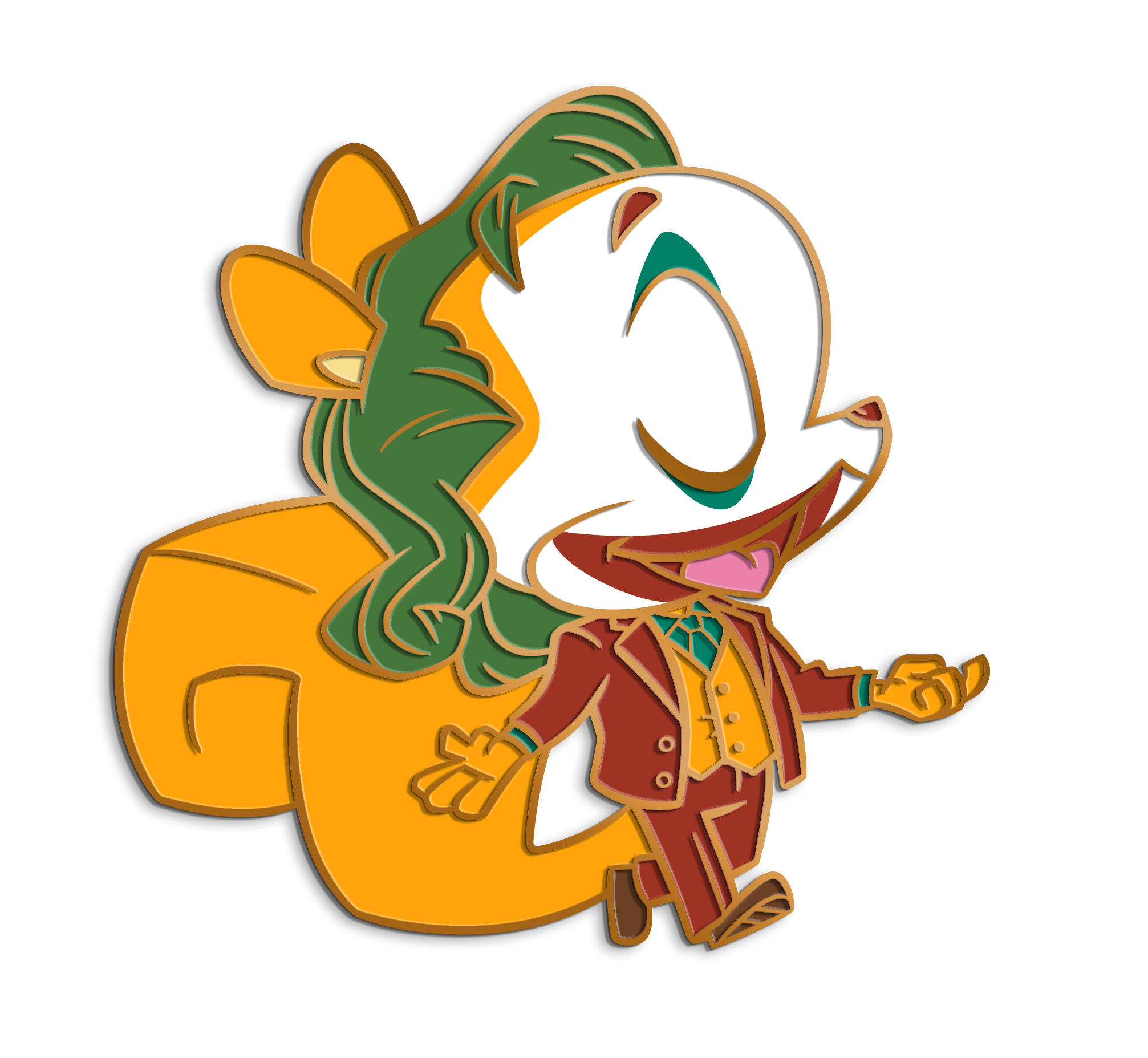 Frombies - Joker SB Pin