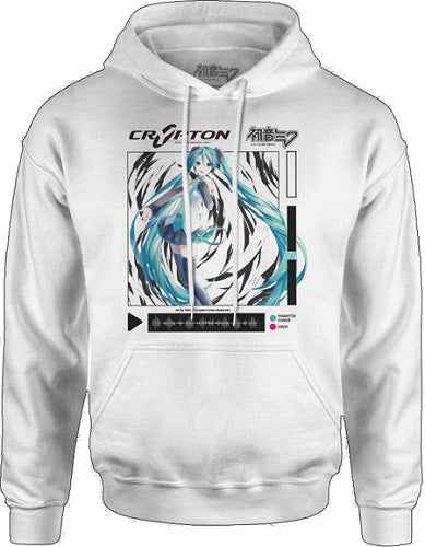 VOCALOID HATSUNE MIKU WHITE HOODIE