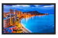 Professionally Framed Honolulu Hawaii Skyline High-Resolution Panoramic Photo 12x22 Wall Art