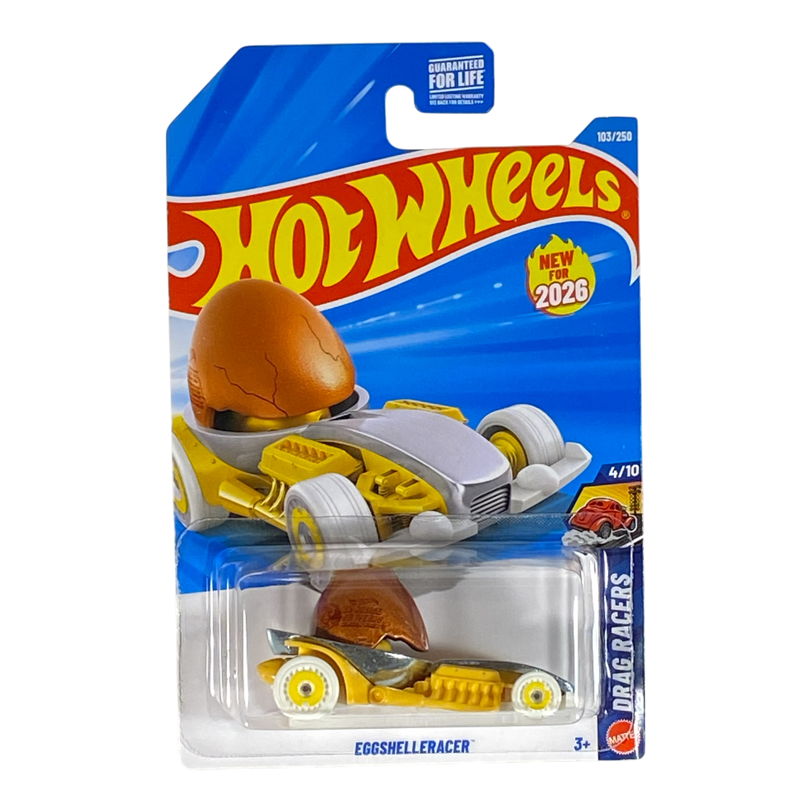Hot Wheels EggShelleRacer | Drag Racers Series 4/10