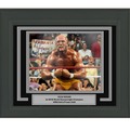 Framed Autographed/Signed Hulk Hogan 16x20 WWE Wrestling Photo JSA COA #2