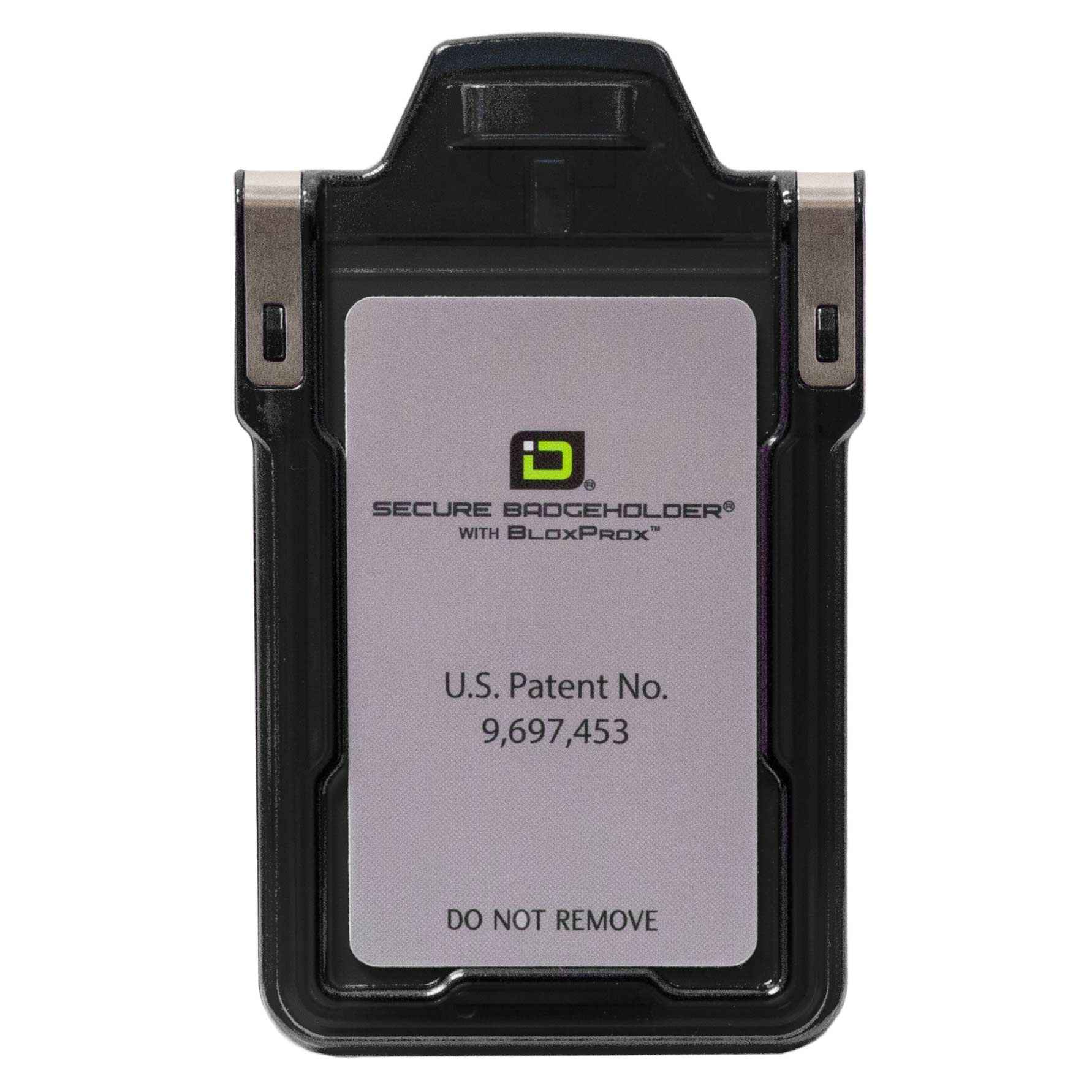 Secure Badge Holder Classic with BloxProx™ - Protects 125Khz HID Prox 1 ID Card Holder