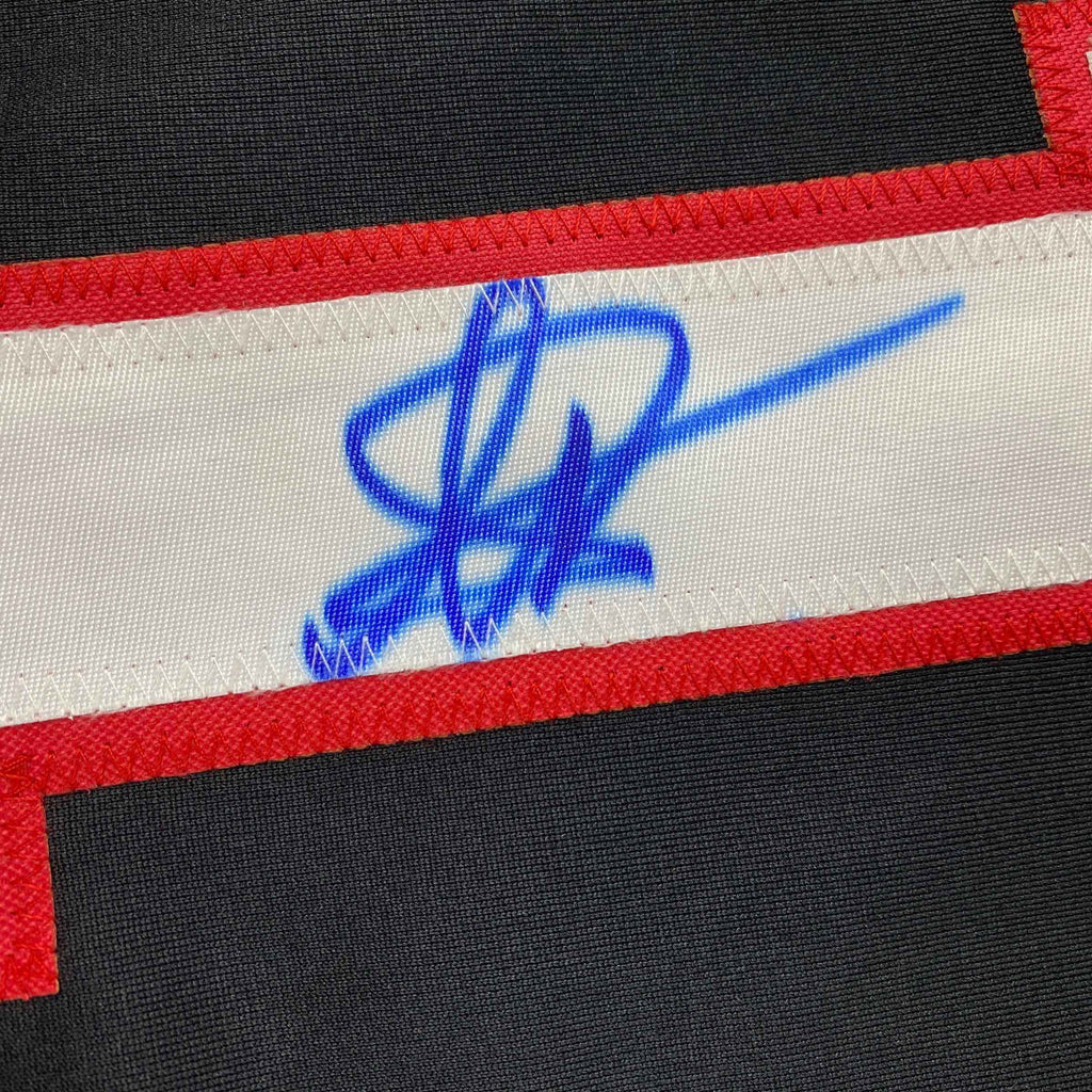 Autographed/Signed Petr Yan UFC MMA Black Ultimate Fighting Jersey Shirt PSA/DNA COA