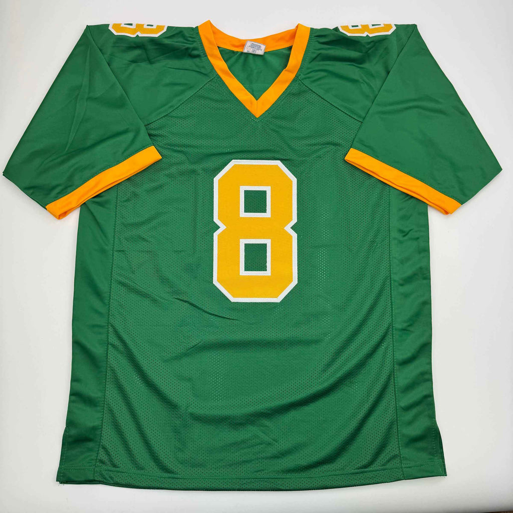 Autographed/Signed Dillon Gabriel Oregon Green College Football Jersey Beckett BAS COA