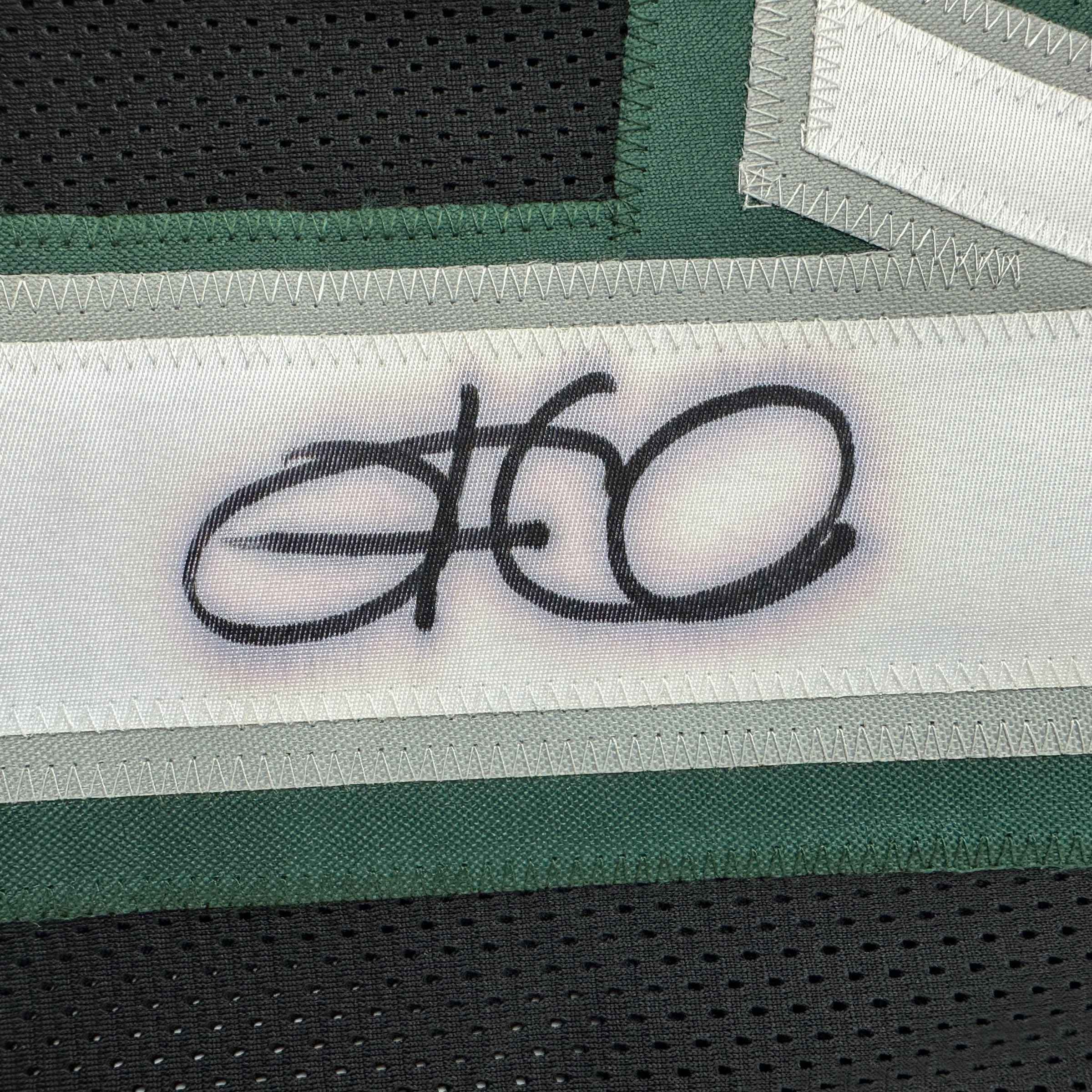 Autographed/Signed Jalen Hurts IMPERFECT #1 Philadelphia Black Football Jersey PSA/DNA COA