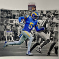 Autographed/Signed Jalen Ramsey Los Angeles LA Rams 16x20 Football Photo JSA COA #2