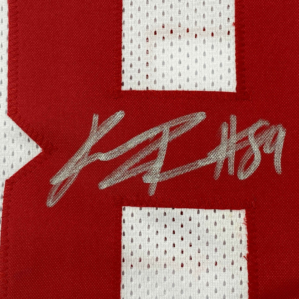 Autographed/Signed Kadarius Toney New York White Football Jersey Beckett BAS COA