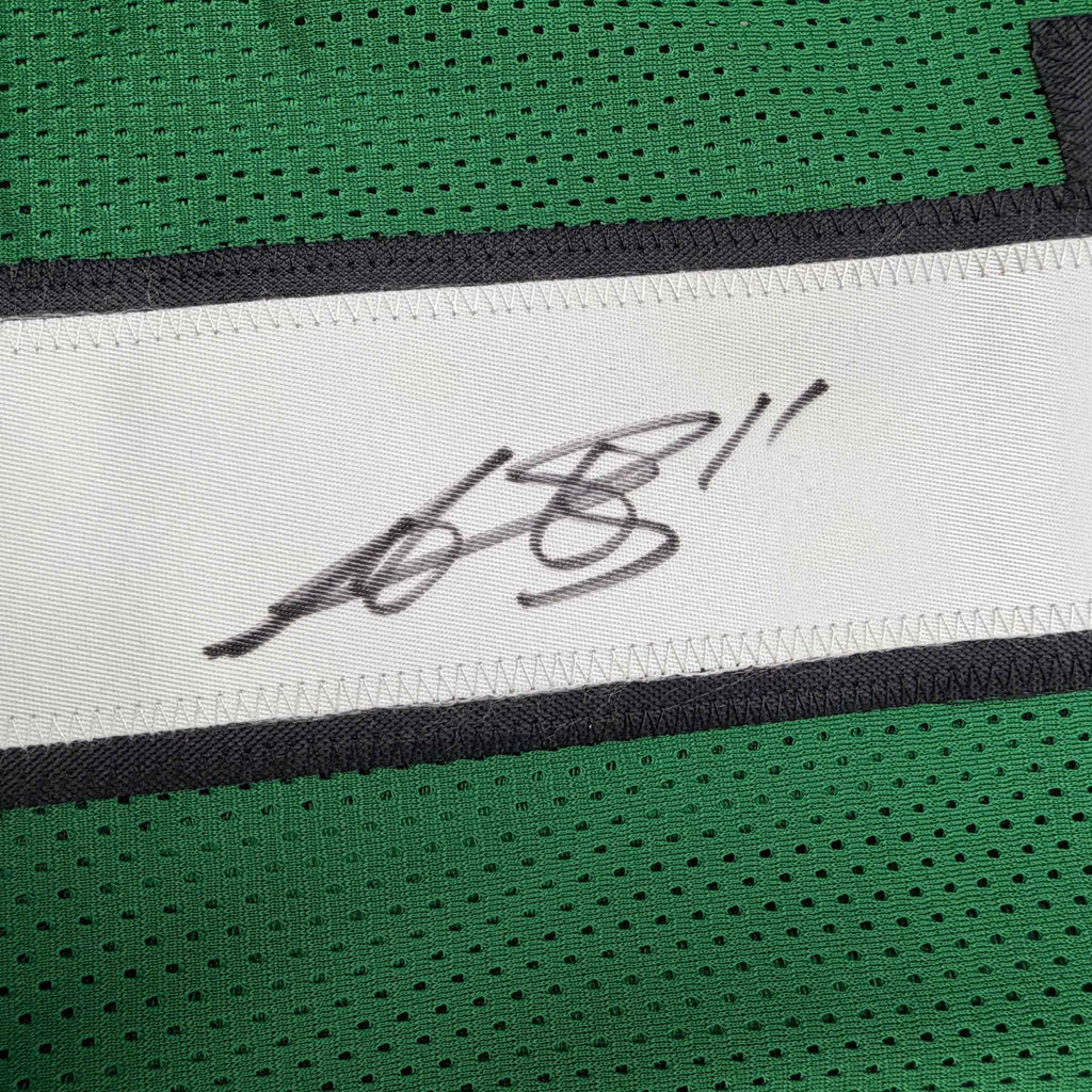 Autographed/Signed AJ A.J. Brown Philadelphia Kelly Green Football Jersey Beckett BAS COA
