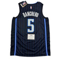Autographed/Signed Paolo Banchero Orlando Black Magic Nike Jersey Fanatics COA