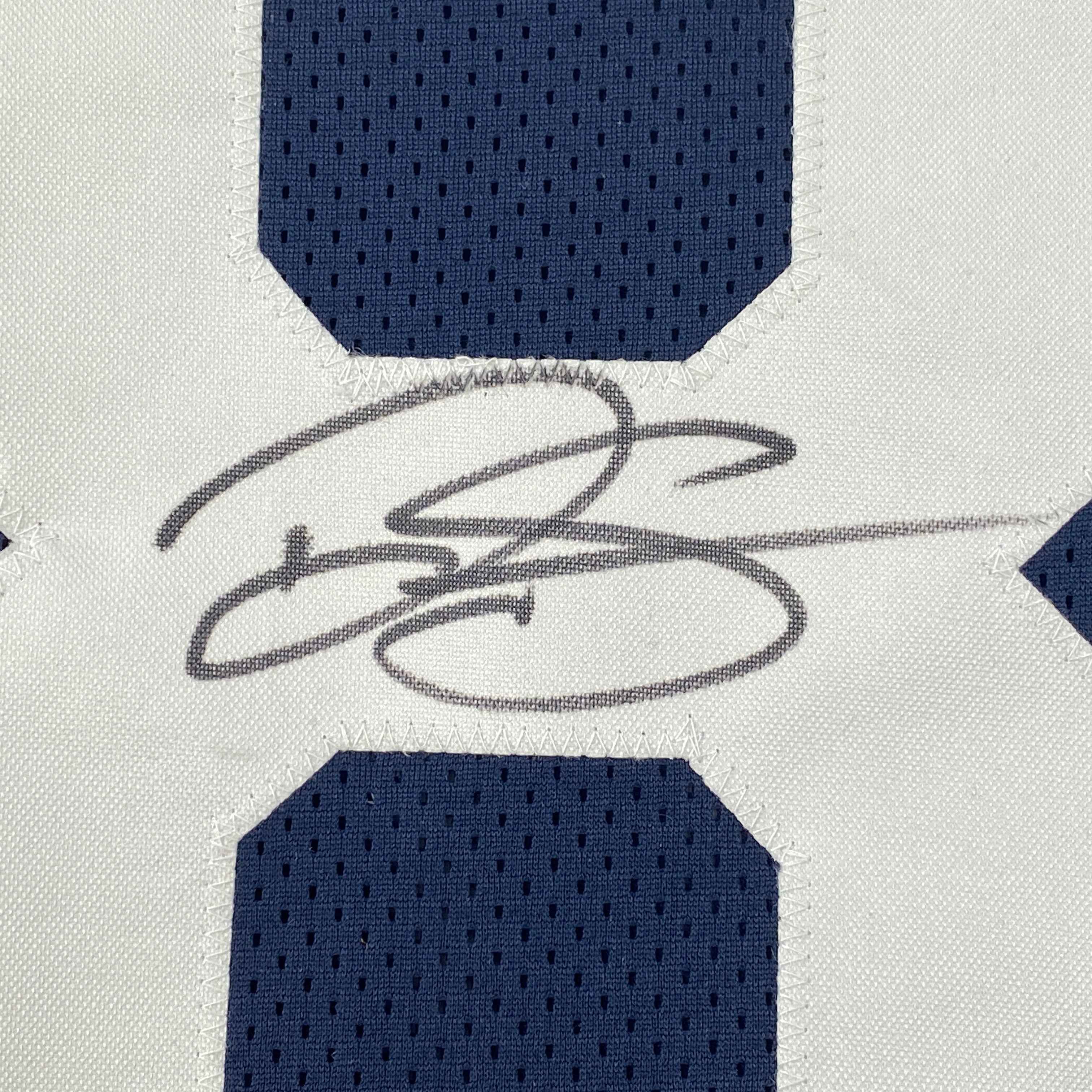 Autographed/Signed Dalton Schultz Dallas Thanksgiving Day Football Jersey JSA COA