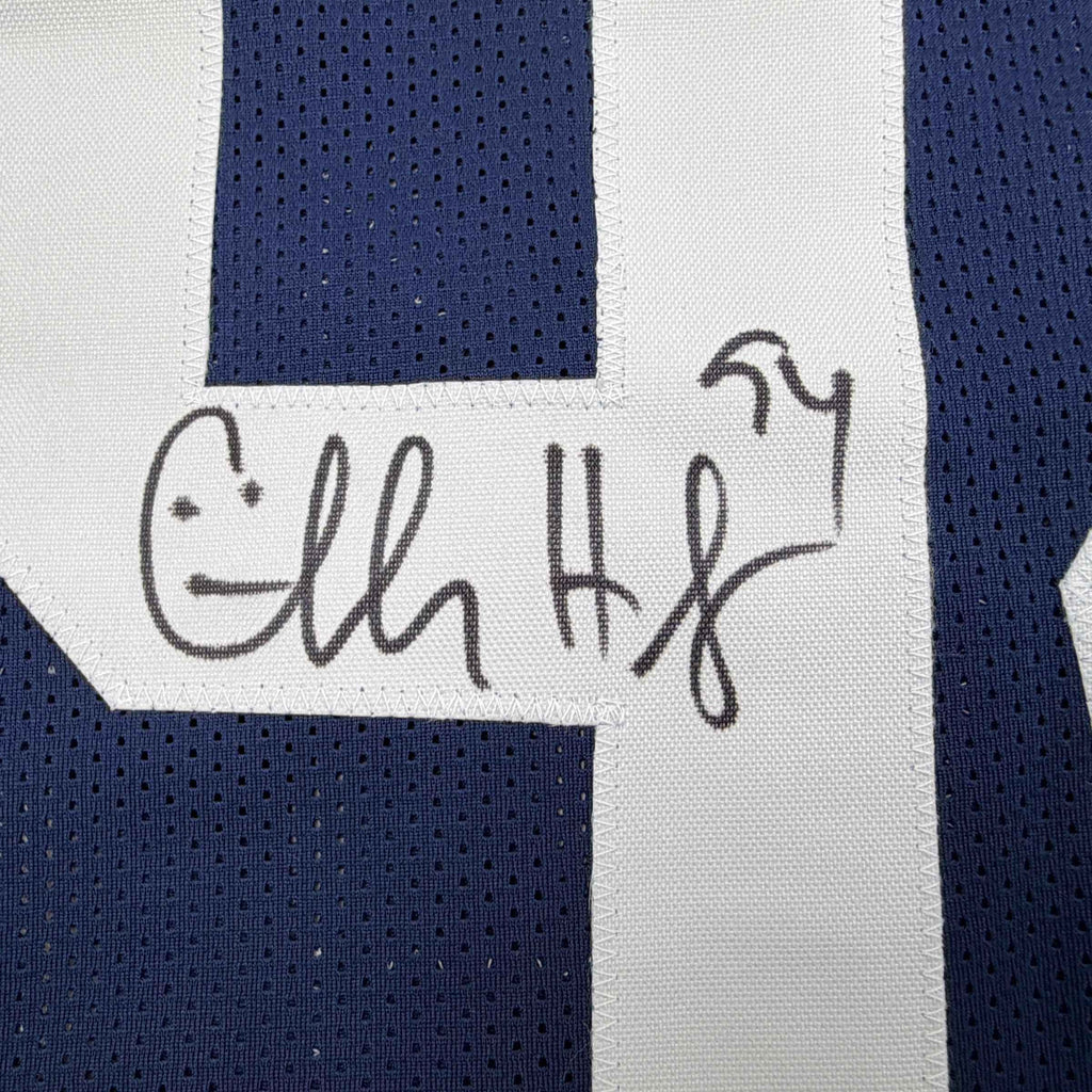 Autographed/Signed Charles Haley Dallas Thanksgiving Day Football Jersey JSA COA