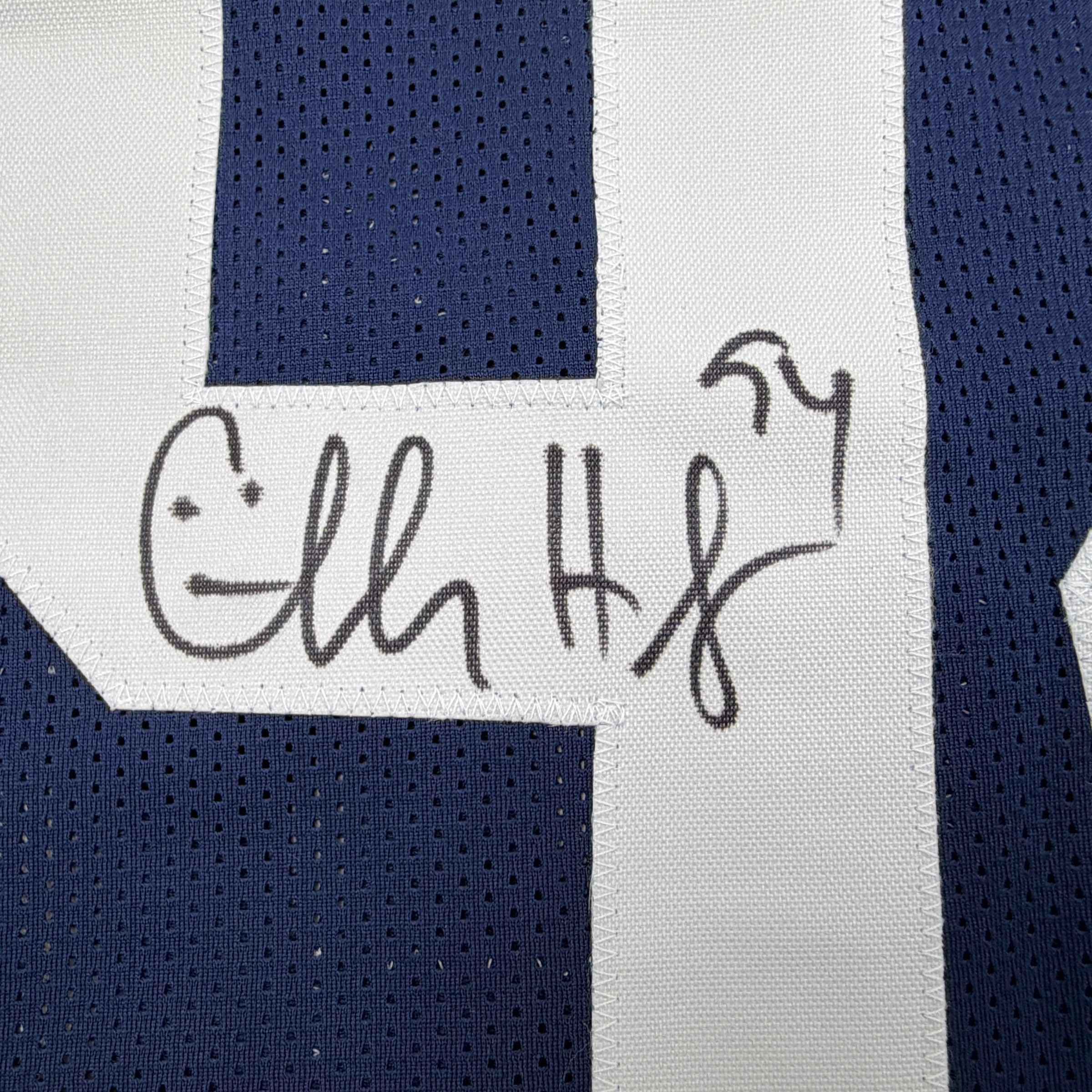 Autographed/Signed Charles Haley Dallas Thanksgiving Day Football Jersey JSA COA
