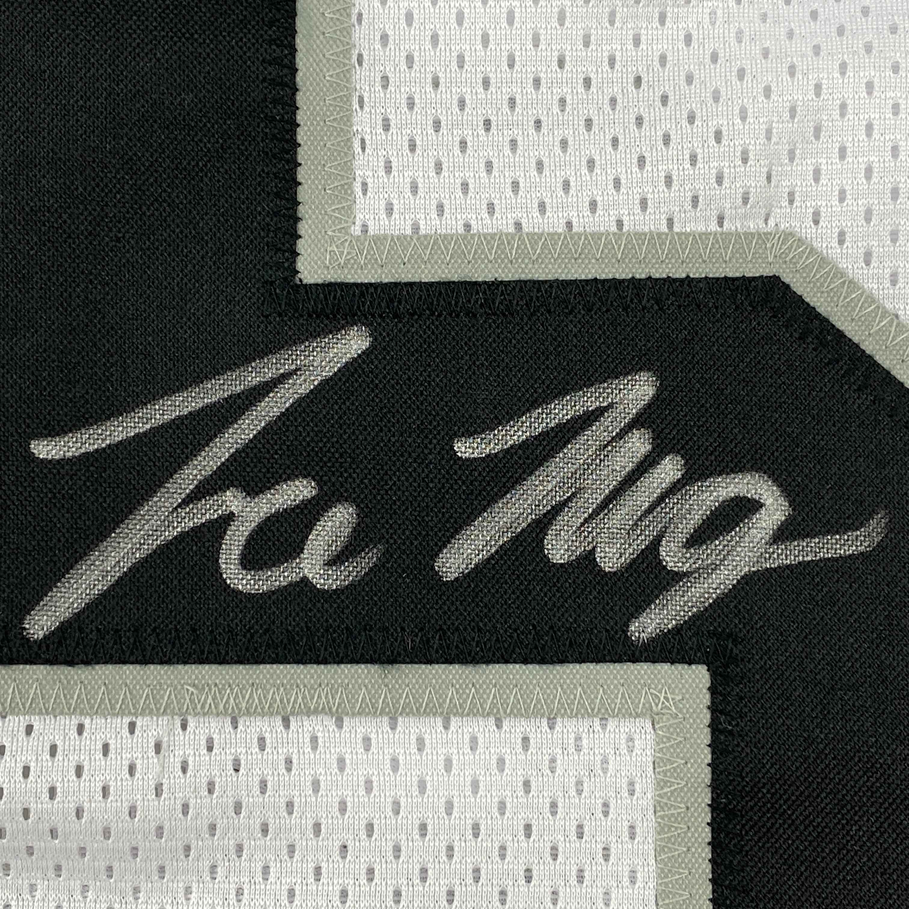 Autographed/Signed Trevon Moehrig Las Vegas Oakland White Football Jersey JSA COA