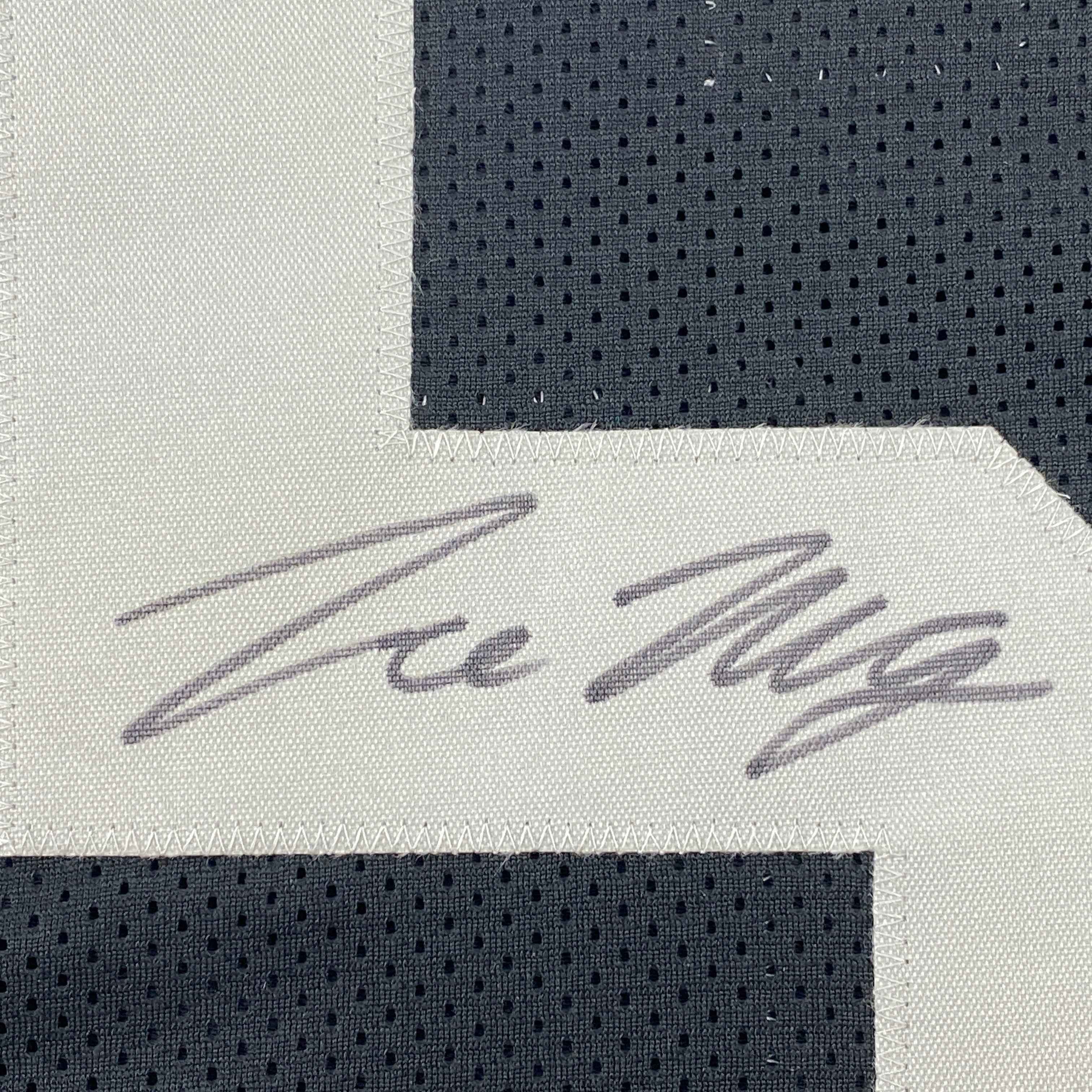 Autographed/Signed Trevon Moehrig Las Vegas Oakland Black Football Jersey JSA COA