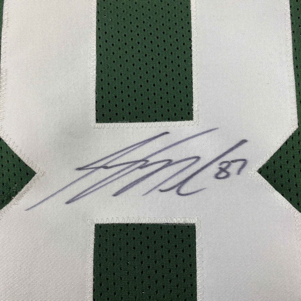 Autographed/Signed Jordy Nelson Green Bay Green Football Jersey Tristar COA