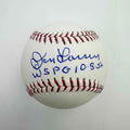 Autographed/Signed Don Larsen "WSPG 10-8-56" Yankees Rawlings Official Major League Baseball ROML PSA/DNA COA