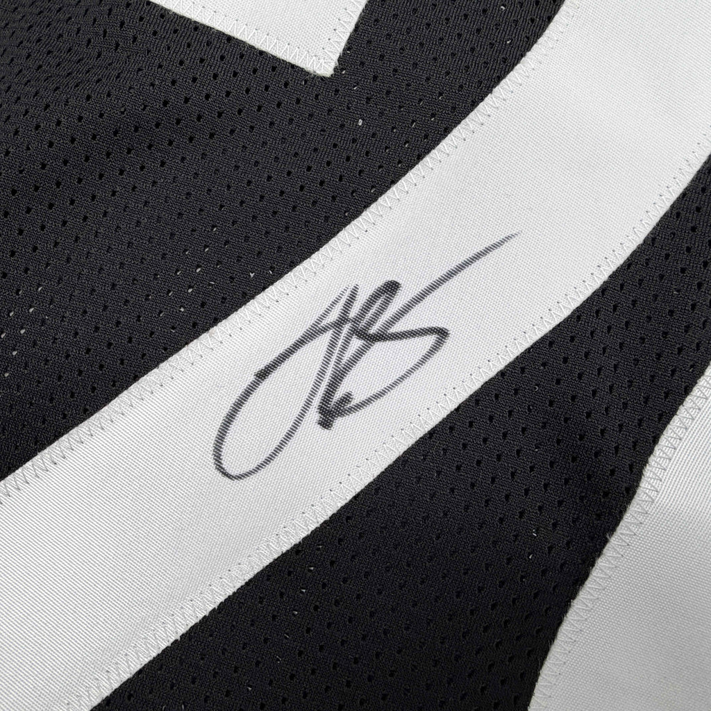 Autographed/Signed Le'Veon LeVeon Bell Pittsburgh Black Football Jersey Beckett BAS COA