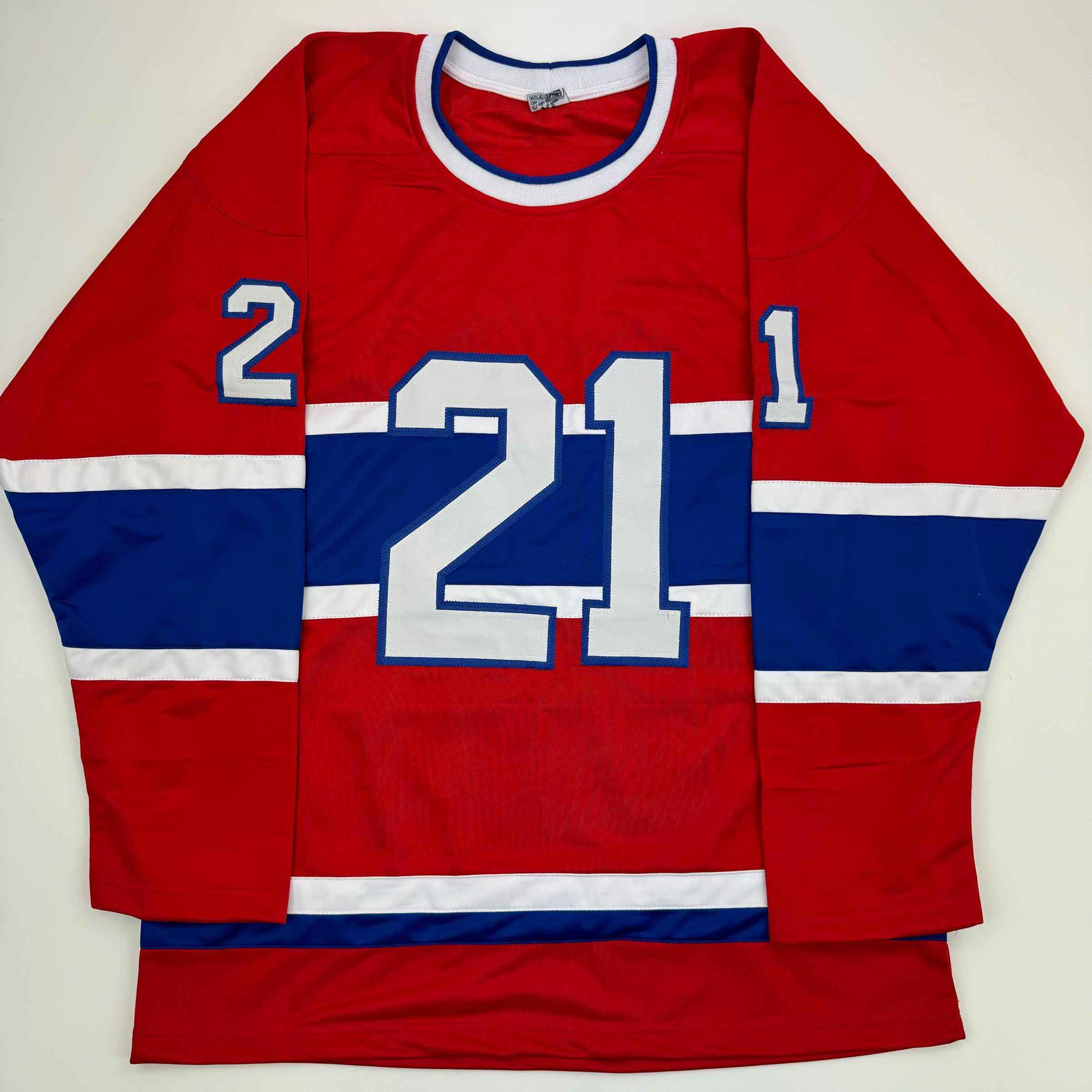 Autographed/Signed Kaiden Guhle Montreal Red Hockey Jersey JSA COA