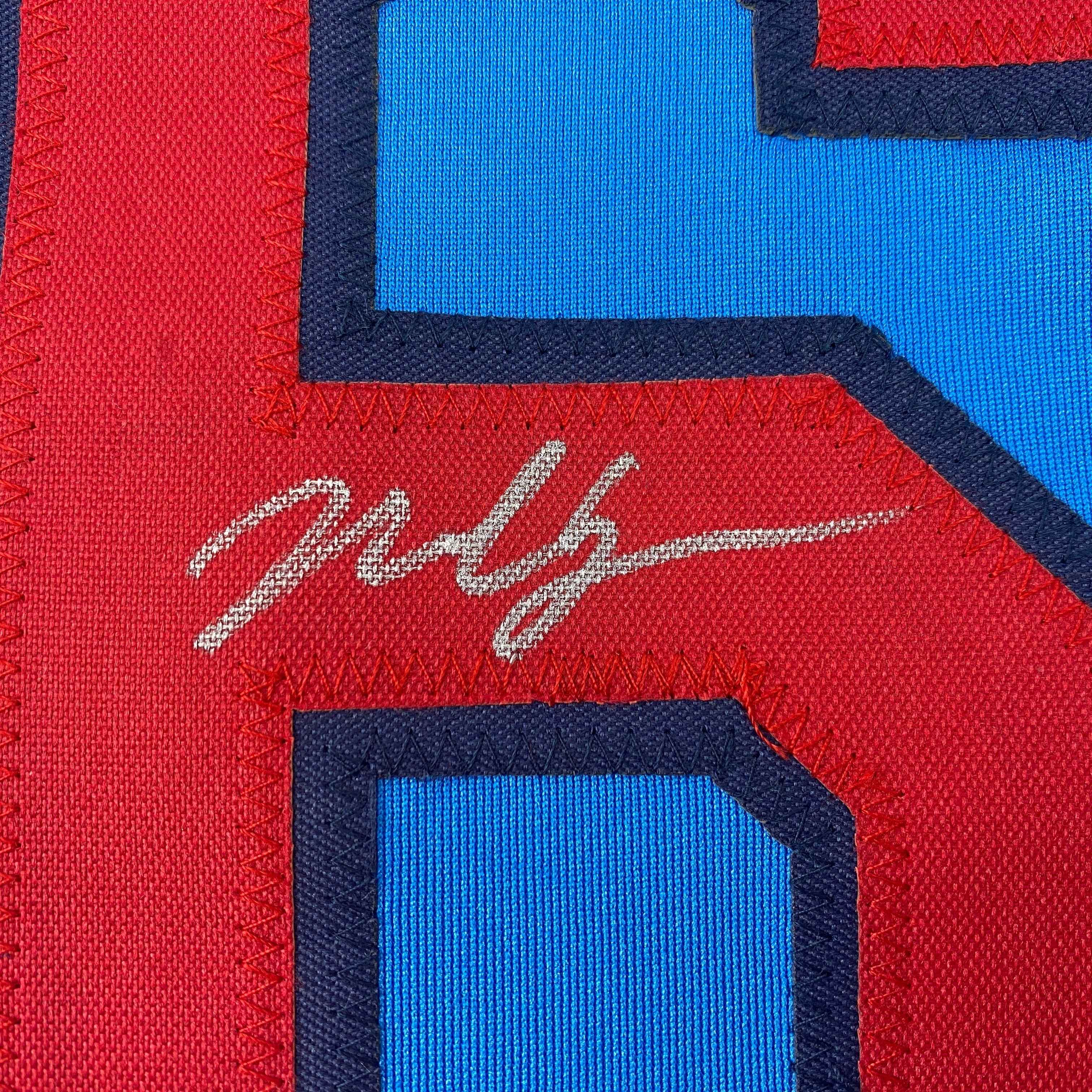 Autographed/Signed Nolan Gorman St. Louis Blue Baseball Jersey JSA COA
