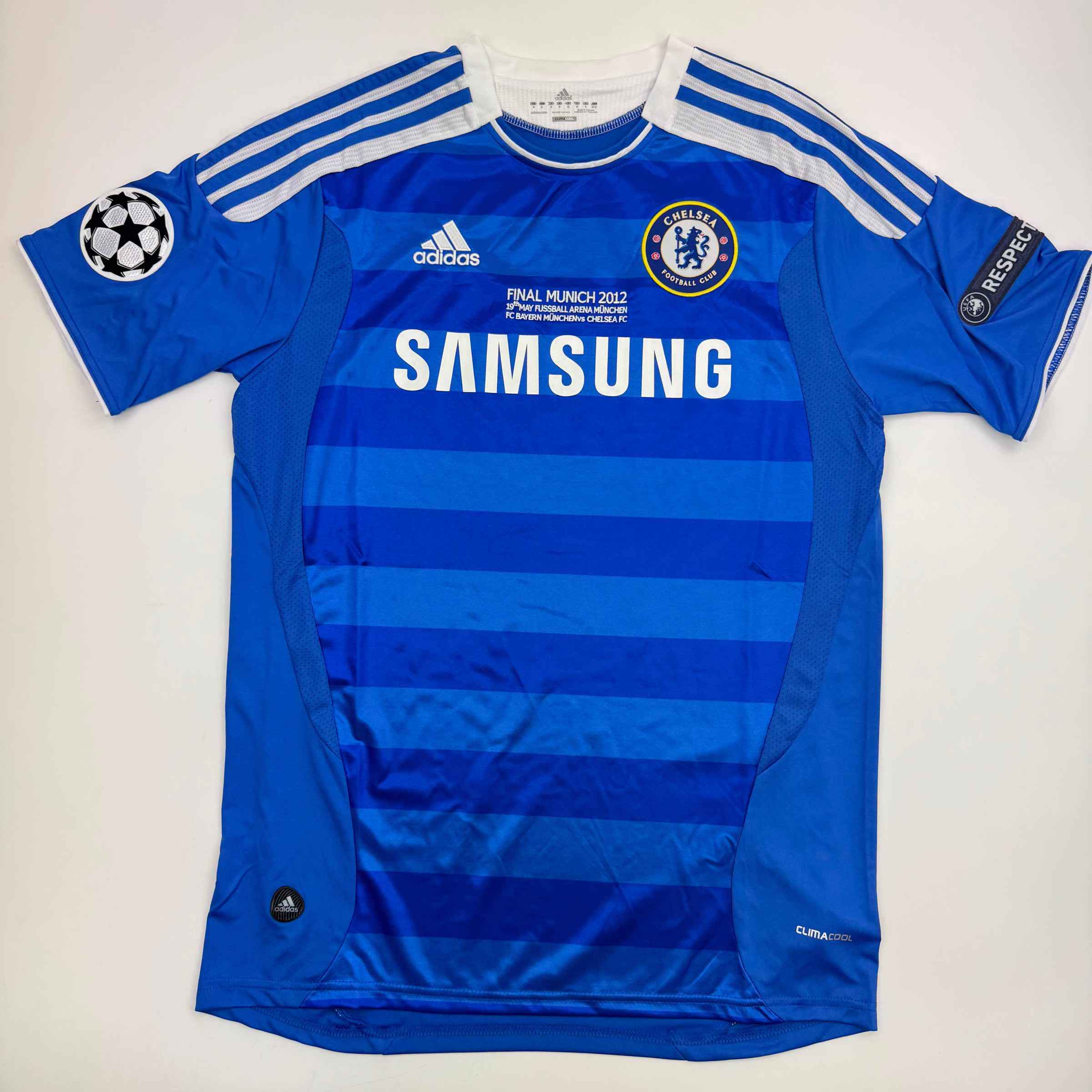Autographed/Signed Fernando Torres Chelsea FC Blue Soccer Futbol Jersey Beckett BAS COA