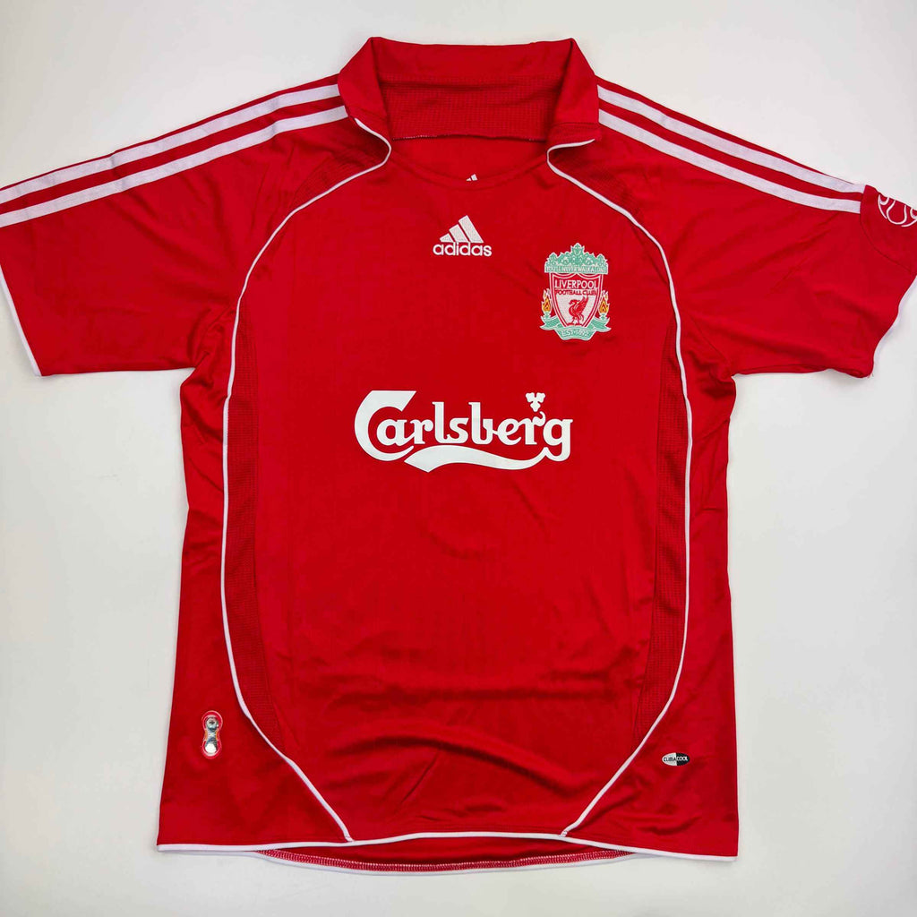 Autographed/Signed Fernando Torres Liverpool Red Soccer Jersey Beckett BAS COA