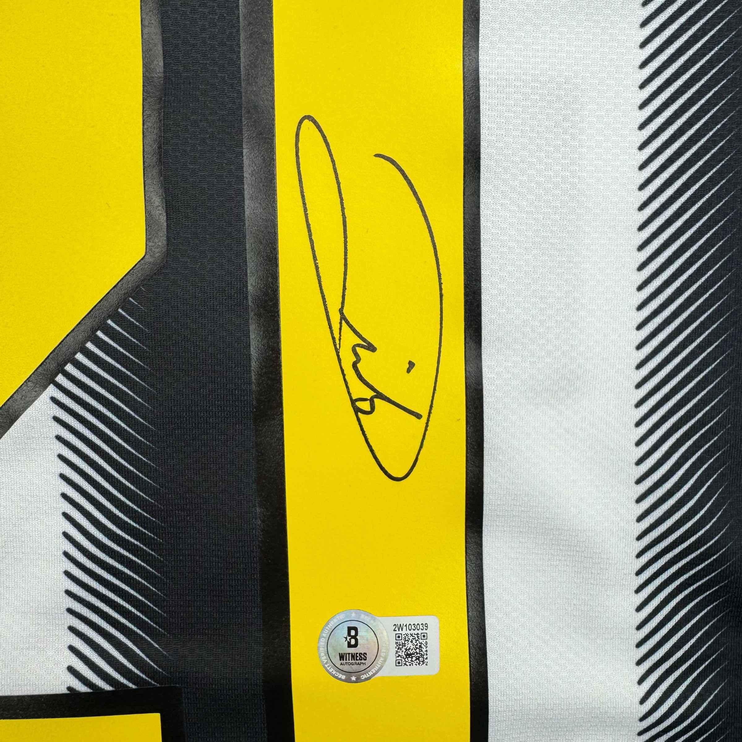 Autographed/Signed Andrea Pirlo Juventus White Soccer Jersey Beckett BAS COA