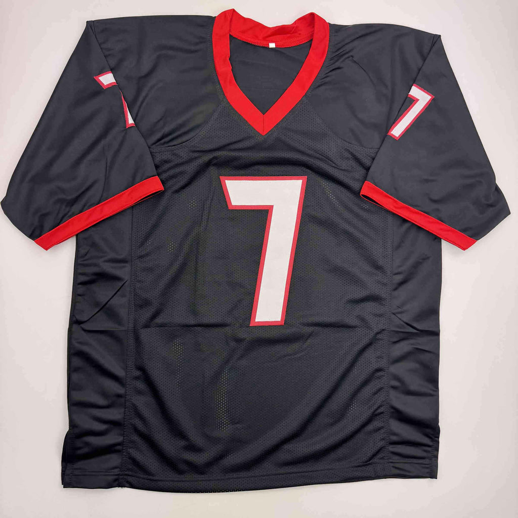 Autographed/Signed D'Andre Swift Georgia Black College Football Jersey Beckett BAS COA