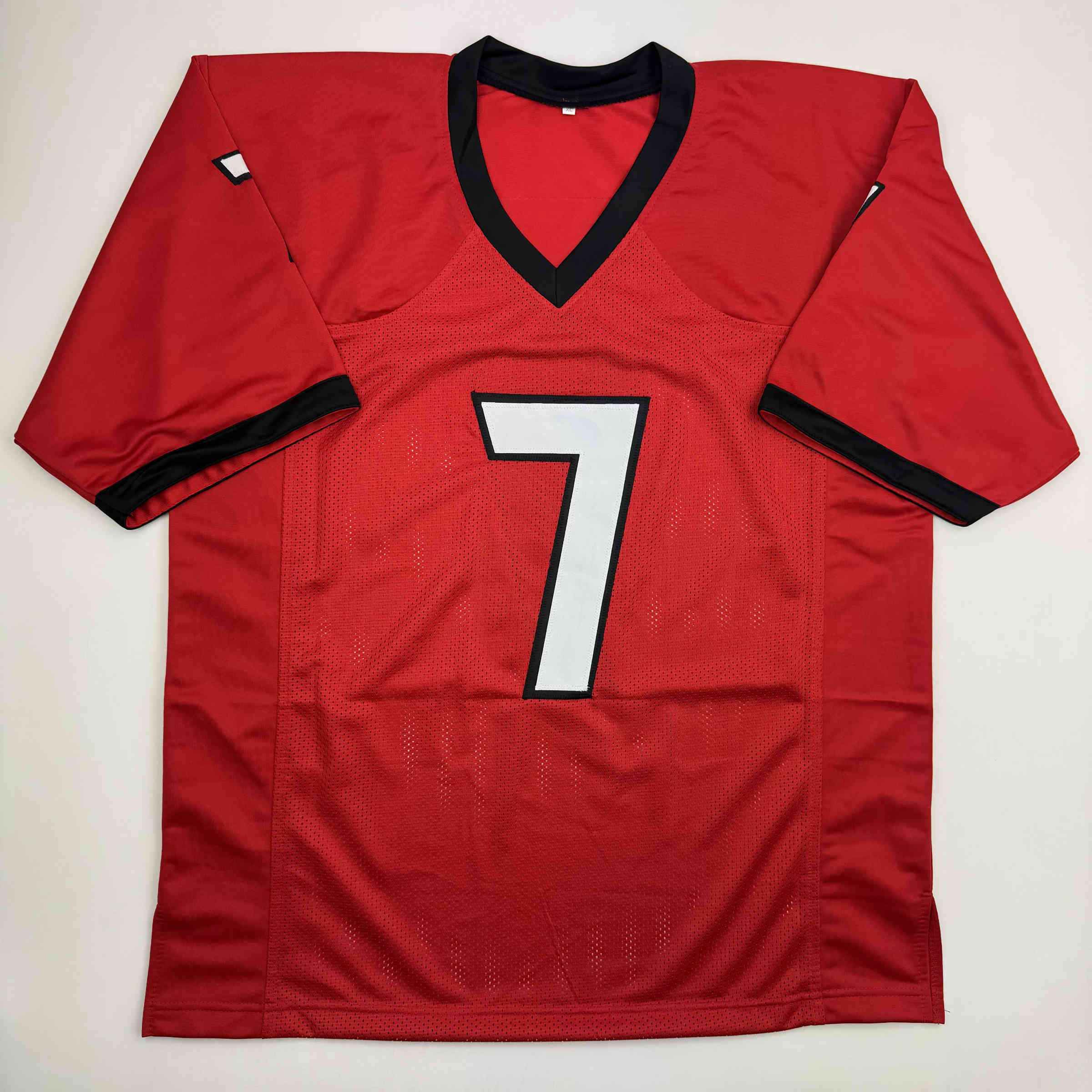 Autographed/Signed D'Andre Swift Georgia Red College Football Jersey Beckett BAS COA