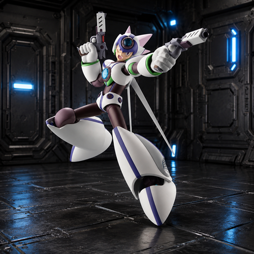 Mega Man X8 Axl White Version 1:12 Scale Model Kit