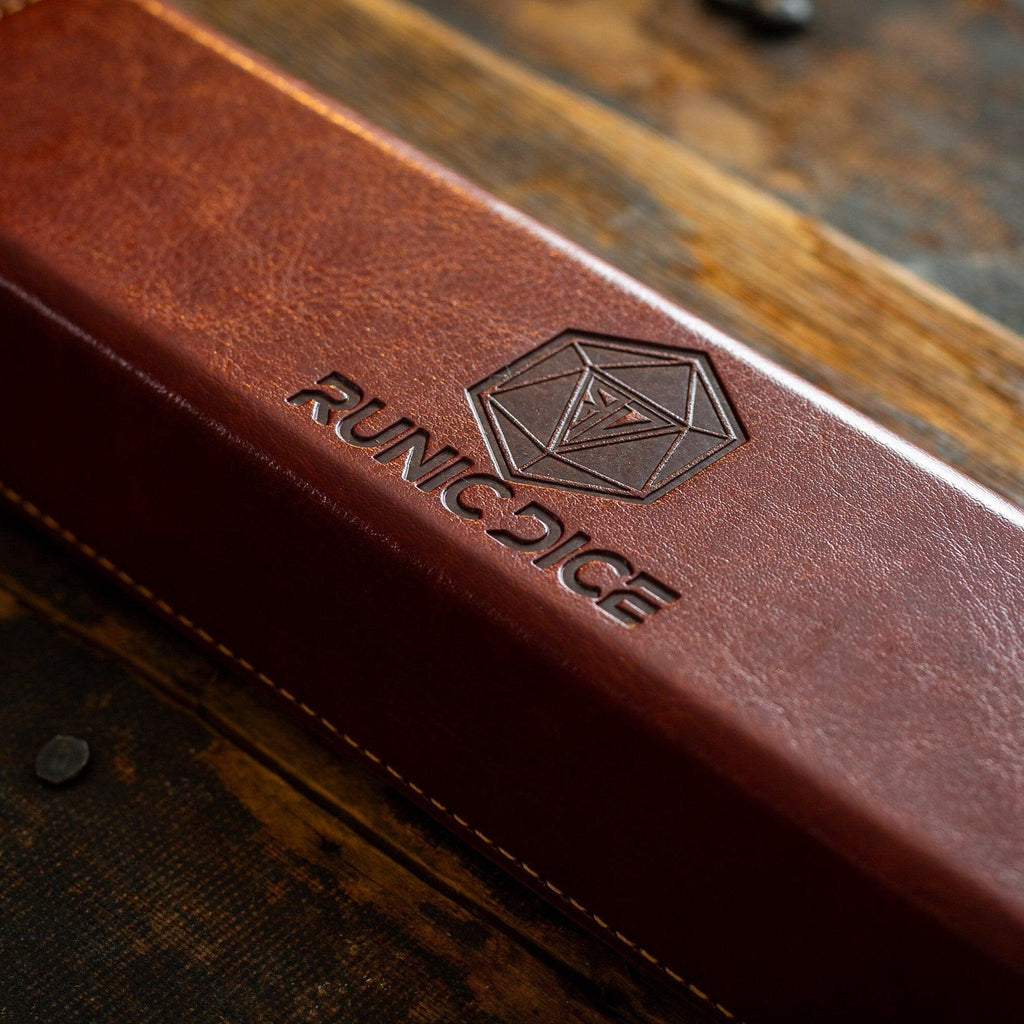 Purple Cloud Forge Fire Glass DND Dice Set
