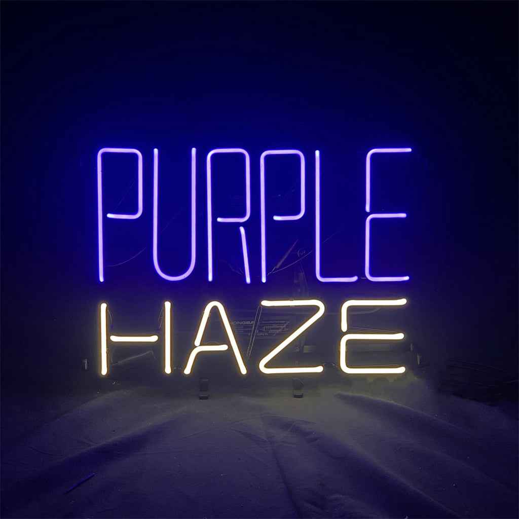 Purple Haze Beer Neon Sign Light