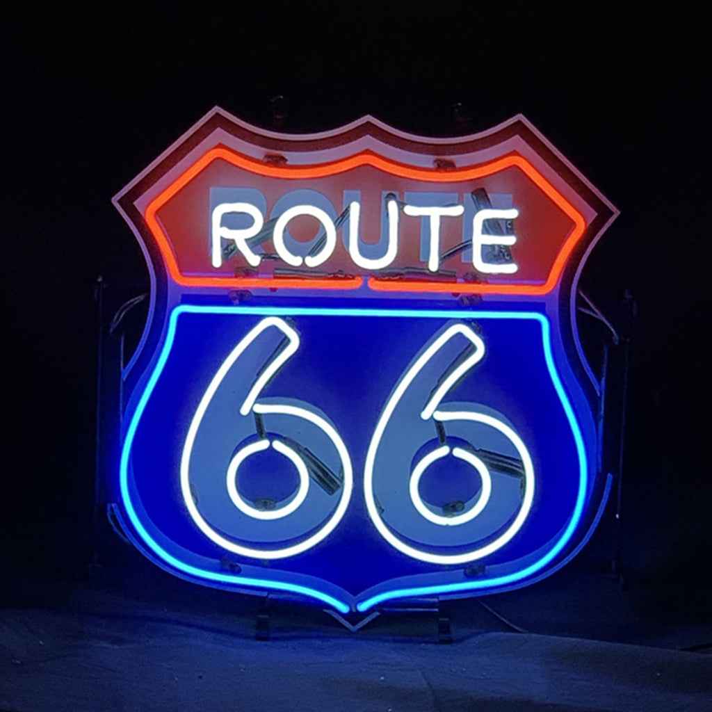 Route 66 Mother Road Neon Signs Light