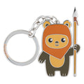 STAR WARS WICKET W. WARRICK ENAMEL KEYCHAIN