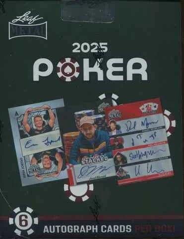 2025 Leaf Metal Poker Hobby Box