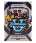 2024 Bowman University Chrome Football 7-Pack Blaster Box