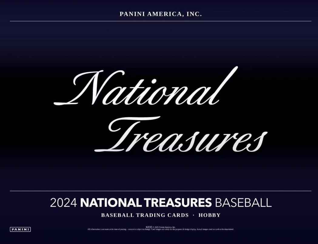 2024 Panini National Treasures Baseball Hobby Box