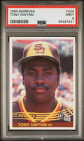 Graded 1984 Donruss Tony Gwynn #324 2nd Year Baseball Card PSA 9 Mint