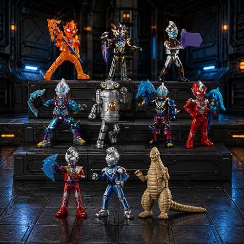 Ultraman Galaxy Version 5 Blokees Mini Model Kit Case of 9
