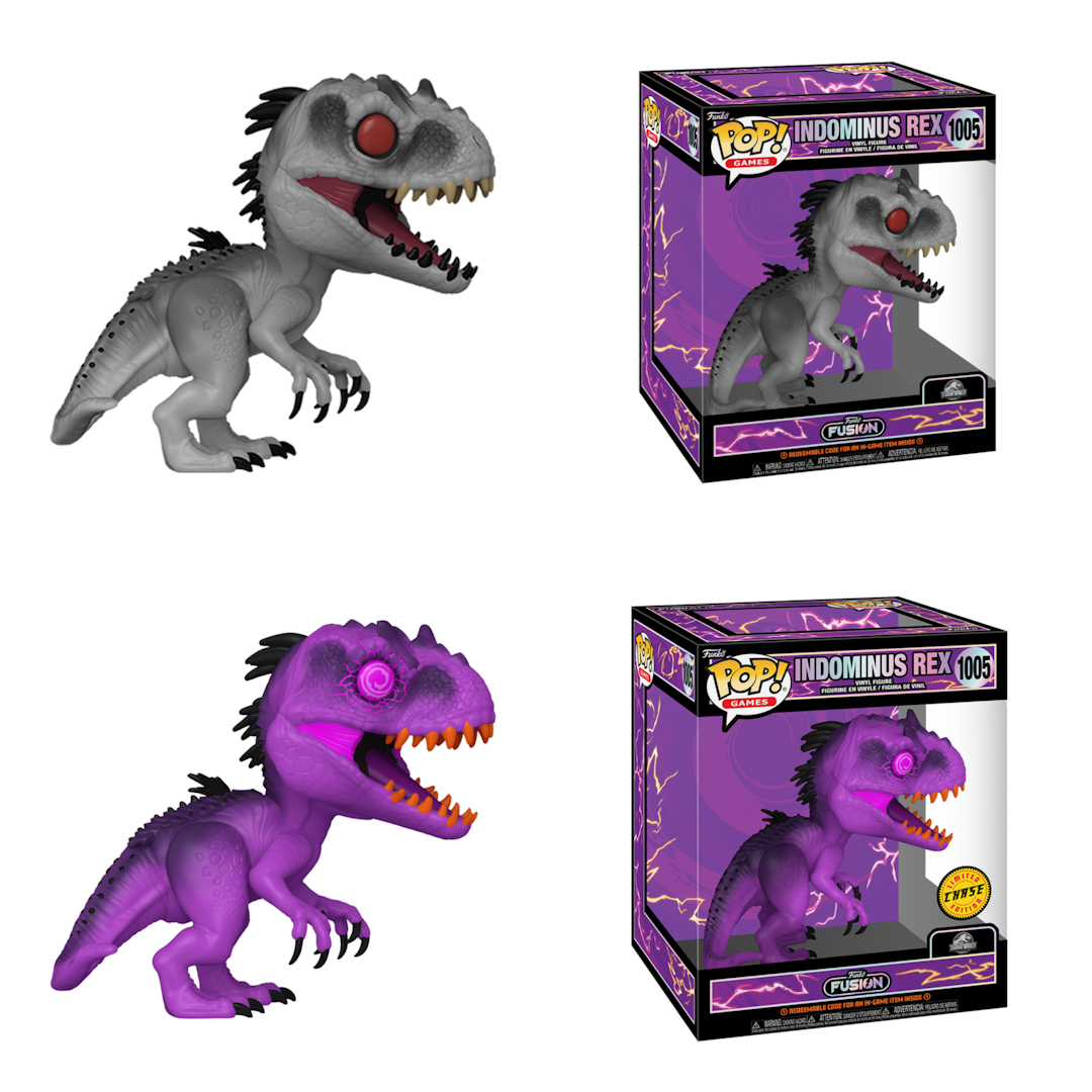 (PRE-ORDER) POP! Super: Funko Fusion - Indominus Rex (Chase Bundle)