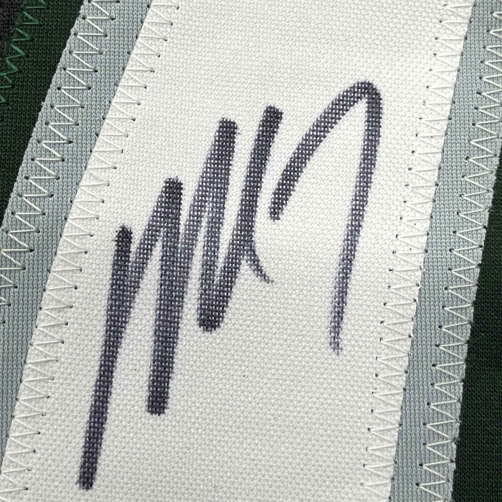 Framed Autographed/Signed Michael Mike Vick 35x39 Philadelphia Black Football Jersey PSA/DNA COA