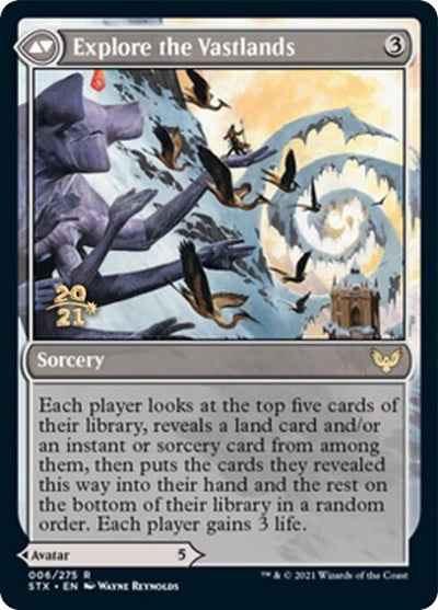Wandering Archaic // Explore the Vastlands (PRE-06S) - Strixhaven: School of Mages Promos Foil