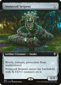 Stonecoil Serpent (ELD-385) - Throne of Eldraine: (Extended Art)