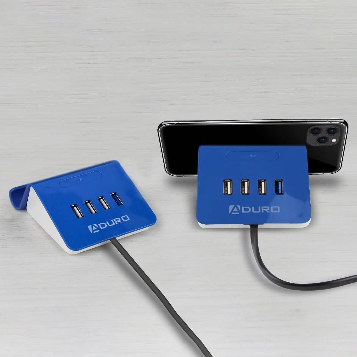 Aduro PowerUp 4-Port USB Charging Station and Stand