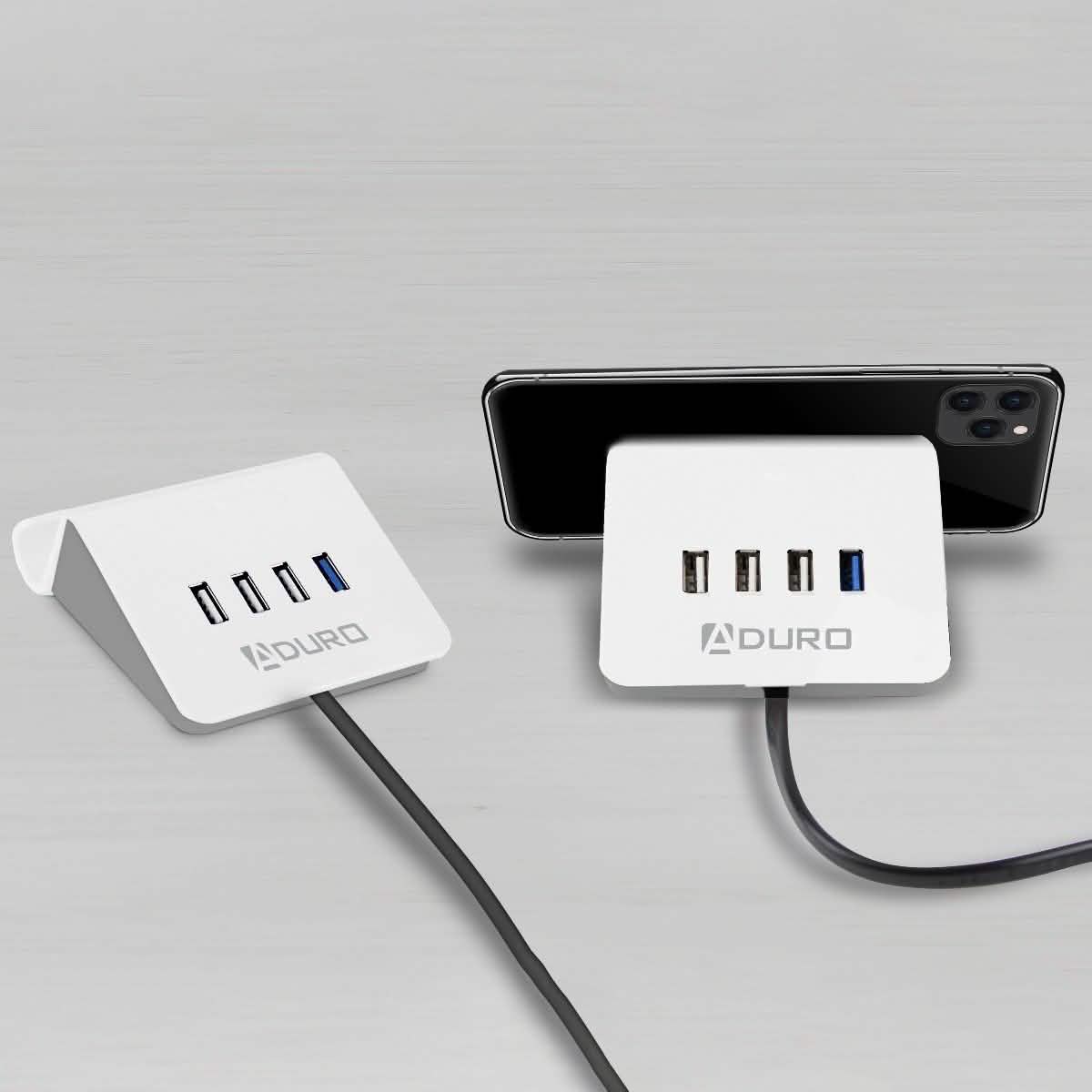 Aduro PowerUp 4-Port USB Charging Station and Stand