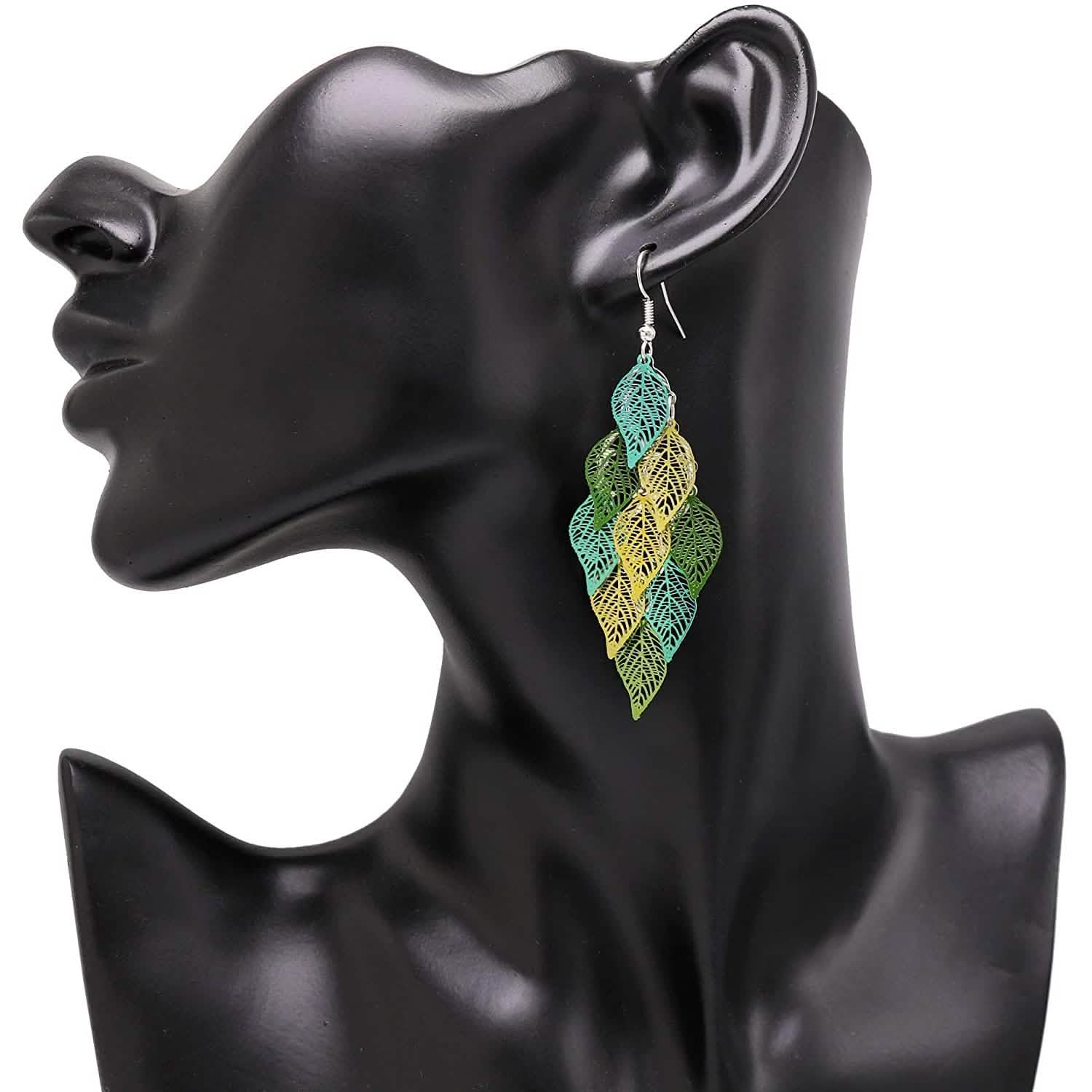 Aisansty Handmade Boho Super Lightweight Chandelier Dangle Drop Earring