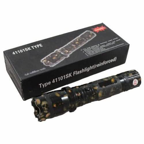 All Metal Stun Gun 4.9m Volt with LED Flashlight