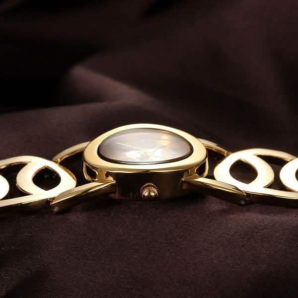 Alloy Band Rhinestone Women Watch Japan Quartz Movement
