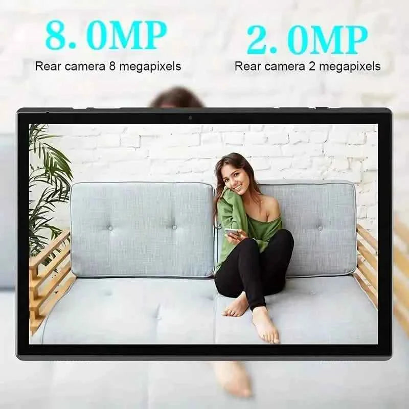 Android 14 10-Inch Tablet 2GB+4GB RAM + 32GB ROM + 1TB Expanded
