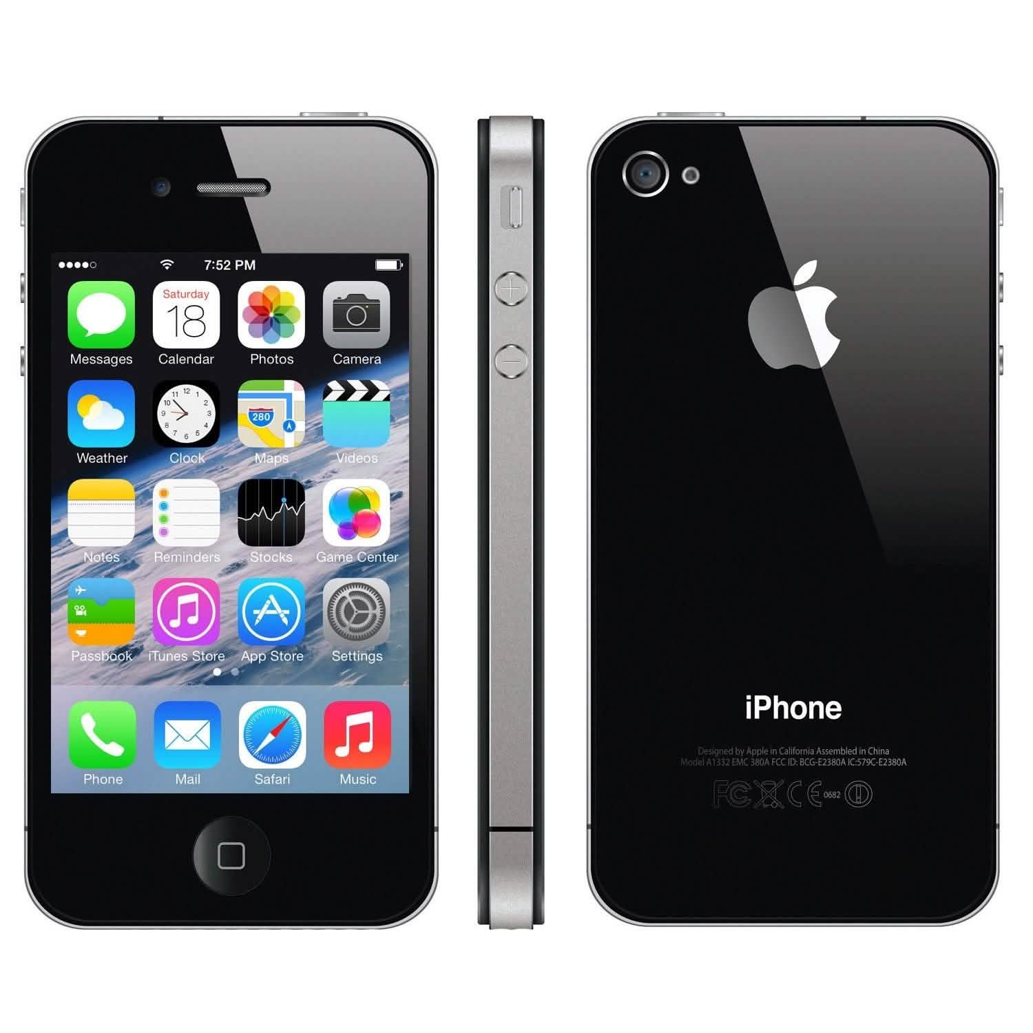 Apple iPhone 4S Factory Unlocked - Assorted Colors and Sizes (Refurbished)