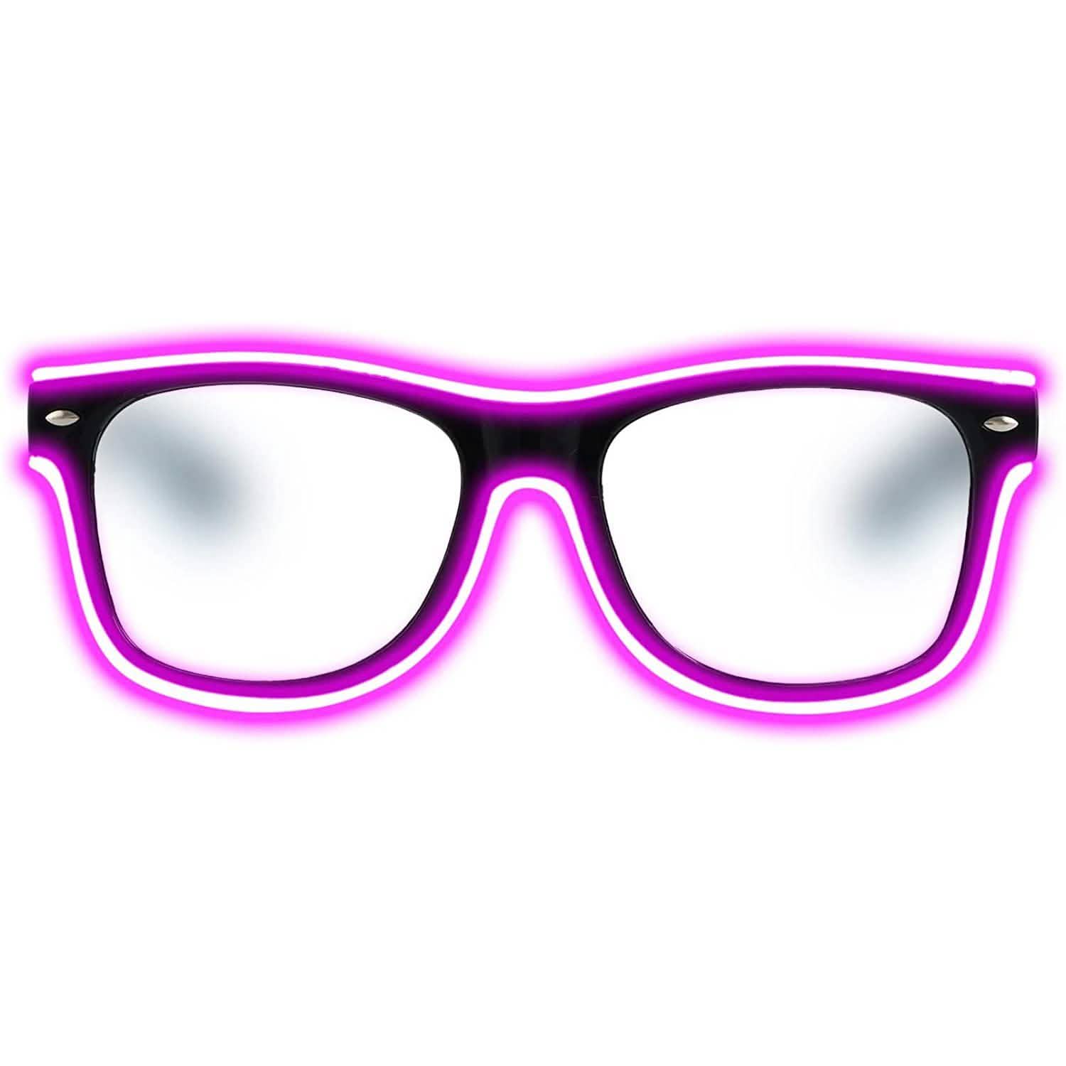 Aquat Light up EL Wire Neon Rave Glasses
